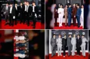 Anggota BTS berfoto bersama musisi Chappell Roan di sela rangkaian konser di Los Angeles.