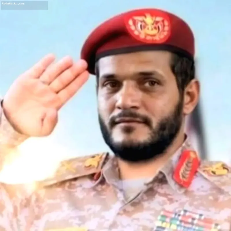 Komandan Houthi Faraq Mohsen al-Assar yang tewas dalam serangan udara di kawasan Kahbub, Yaman.