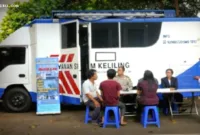 SIM Keliling Bandung — Mobil layanan SIM Keliling Polrestabes Bandung untuk perpanjangan SIM A dan SIM C.