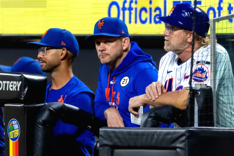 Andy Green saat mengenakan seragam New York Mets di lapangan bisbol
