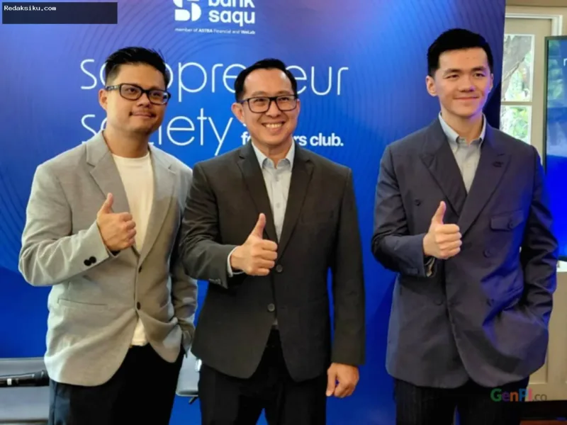 Peluncuran program Solopreneur Society: The Founders Club 2026 oleh Bank Saqu untuk mendukung pelaku usaha mandiri.