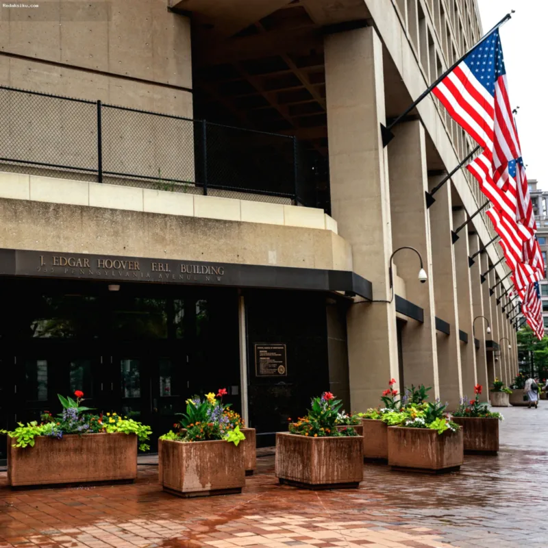 Gedung kantor FBI di Washington DC, Amerika Serikat.