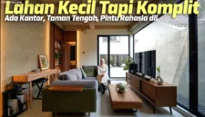 Kreativitas memanfaatkan lahan sempit menjadi studio dan hunian menarik perhatian warganet.