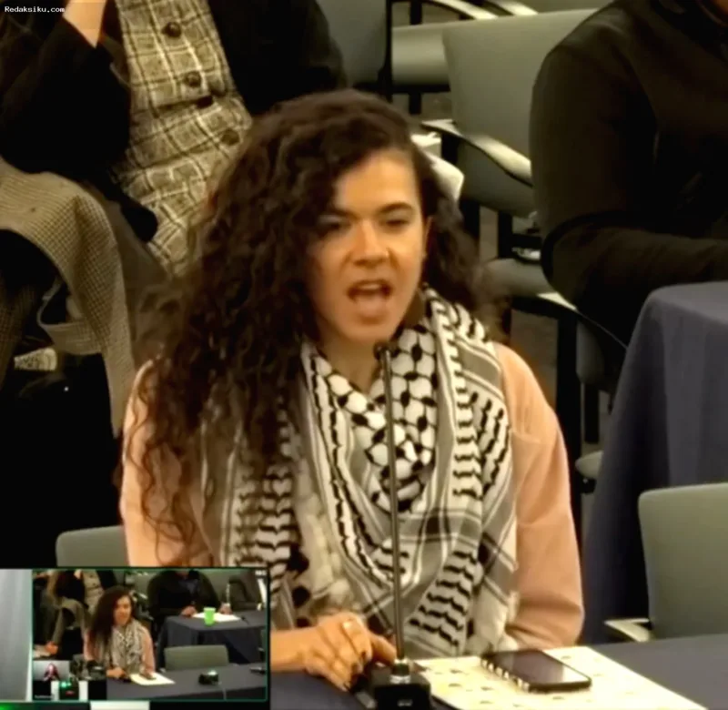 Guru Philadelphia Hannah Gann yang mengaku memalsukan identitas sebagai keturunan Palestina.