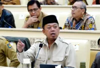 Menteri ATR/BPN Nusron Wahid — Gedung Kementerian ATR/BPN yang didatangi penyidik KPK terkait kasus dugaan suap perizinan HGB di Bogor.
