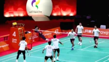 Tim bulu tangkis Indonesia bersiap menghadapi Taiwan dan Malaysia di Asian Games 2026 pada Selasa, 22 September 2026.