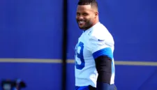 Aaron Donald dijadwalkan kembali beraksi bersama Los Angeles Rams dalam laga melawan New York Giants.