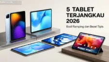 Pasar perangkat portabel tahun 2026 kedatangan berbagai pilihan tablet terjangkau berdesain ramping dan bezel tipis.