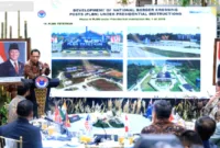 Kerja Sama Perbatasan — Suasana forum Indonesia Border Partnership Coffee Morning yang dihadiri perwakilan negara tetangga di kantor BNPP RI.