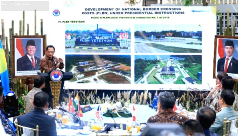 Kerja Sama Perbatasan — Suasana forum Indonesia Border Partnership Coffee Morning yang dihadiri perwakilan negara tetangga di kantor BNPP RI.