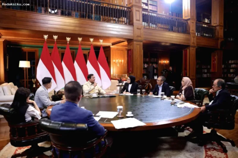investasi besar masuk — Presiden Prabowo Subianto saat memberikan pernyataan mengenai rencana masuknya investasi besar ke Indonesia