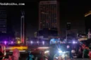 Aksi pemadaman lampu selama satu jam di Jakarta berhasil mengurangi emisi karbon sebanyak 74,23 ton CO2e.