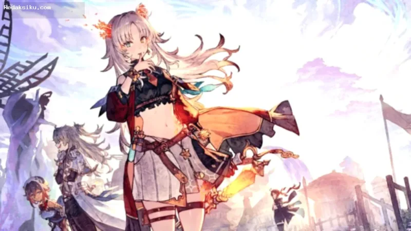 Karakter utama game RPG Atelier Karia garapan developer Gust dan Koei Tecmo.