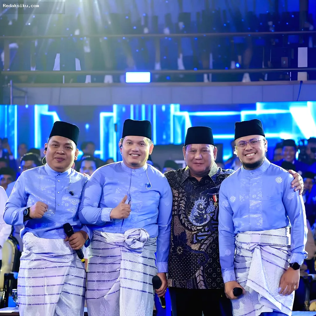 Orkes Melayu Lebah Begantong Tampil di Acara PAN dan Foto Bareng Prabowo