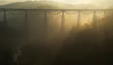 Wakil Bupati Sumedang M. Fajar Aldila meninjau pembangunan Jembatan Sasak Beureum senilai Rp15 miliar di Kecamatan Ujungjaya.