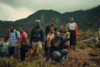 pembunuhan warga sipil — Suasana pasca tragedi penembakan yang menewaskan tiga warga sipil di Wamena, Papua Pegunungan.