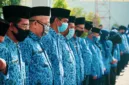 Bupati Demak menyisipkan pesan antikorupsi dalam peringatan Hari Olahraga Nasional ke-43 di GOR Kalijaga.