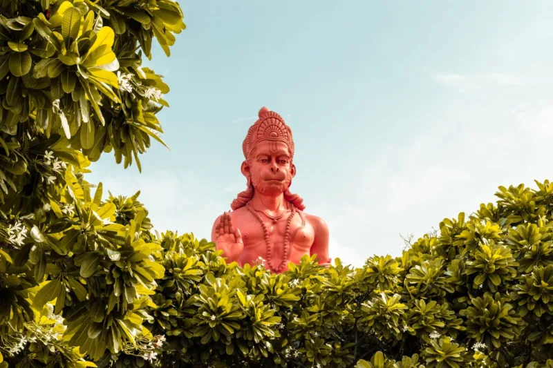 Poster film biopik Hanuman Ansh yang mengisahkan perjalanan hidup sosok suci Baba Neem Karoli