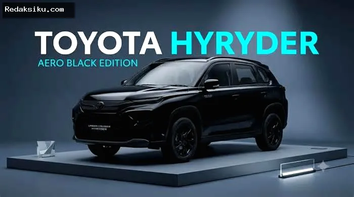 Toyota Urban Cruiser Hyryder Aero Black Edition Resmi Meluncur Toyota Urban Cruiser Hyryder Aero Black Edition Resmi Meluncur